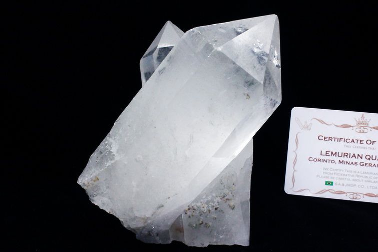 レムリアンシード 水晶 クラスター ミナスジェライス州コリント産  ※証明書付き[T143-2431] 1枚目