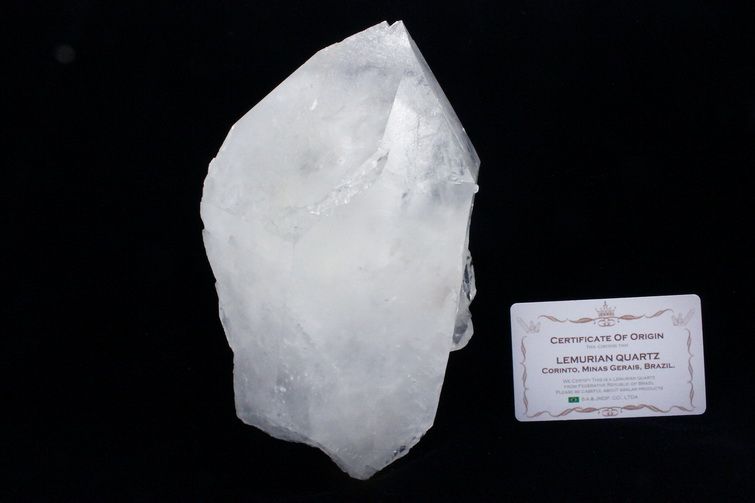 1.8Kg レムリアンシード 水晶 クラスター ミナスジェライス州コリント産  ※証明書付き[T143-2432] 1枚目