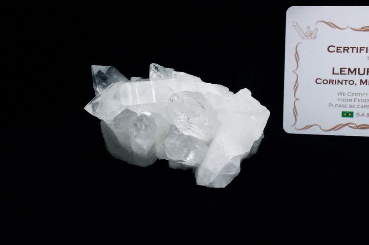 レムリアンシード 水晶 クラスター ミナスジェライス州コリント産  ※証明書付き[T143-2437] 1枚目