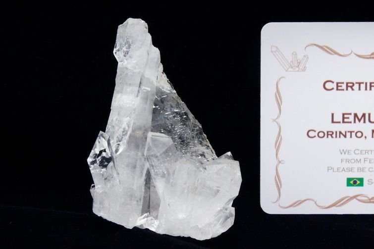 レムリアンシード 水晶 クラスター ミナスジェライス州コリント産  ※証明書付き[T143-2440] 1枚目