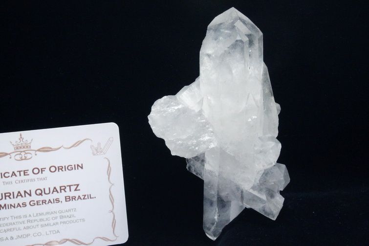 レムリアンシード 水晶 クラスター ミナスジェライス州コリント産  ※証明書付き[T143-2455] 1枚目