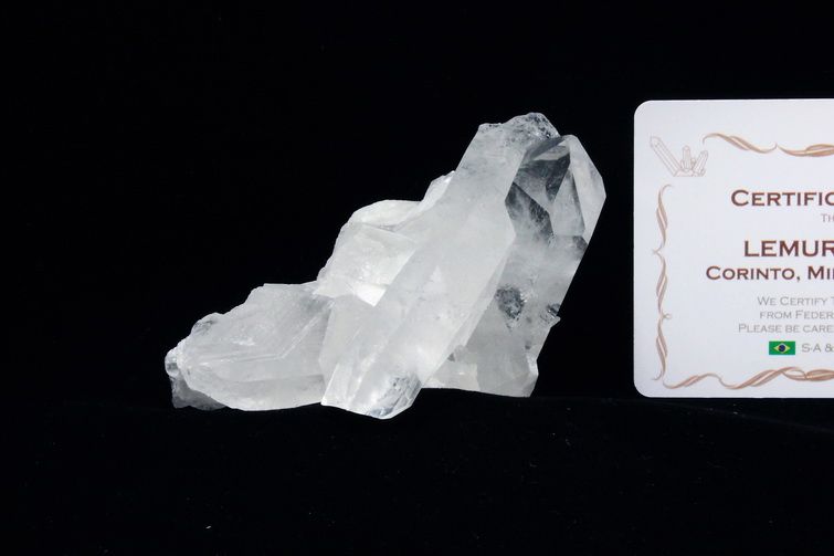 レムリアンシード 水晶 クラスター ミナスジェライス州コリント産  ※証明書付き[T143-2460] 1枚目
