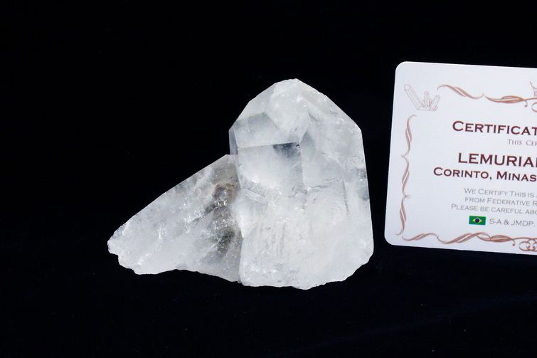 レムリアンシード 水晶 クラスター ミナスジェライス州コリント産  ※証明書付き[T143-2462] 1枚目