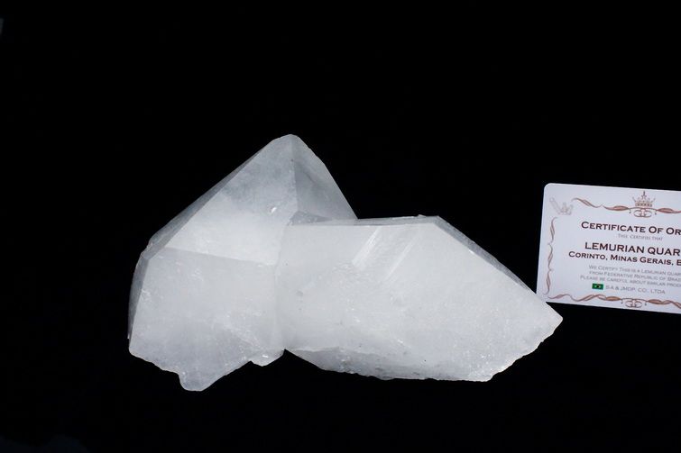 1.3Kg レムリアンシード 水晶 クラスター ミナスジェライス州コリント産  ※証明書付き[T143-2465] 1枚目