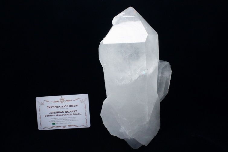 1.6Kg レムリアンシード 水晶 クラスター ミナスジェライス州コリント産  ※証明書付き[T143-2467] 1枚目