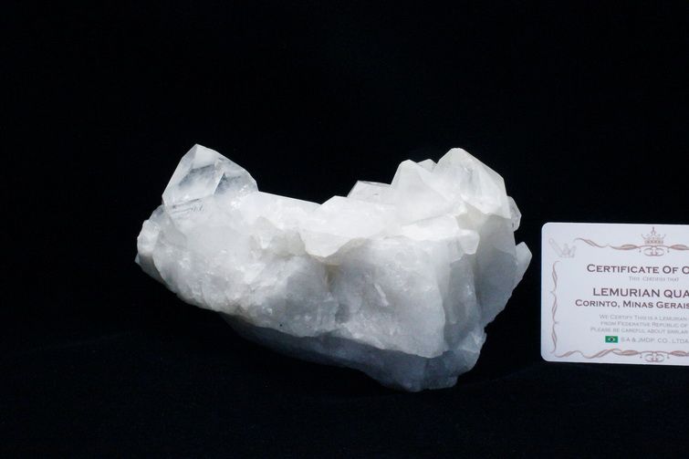 レムリアンシード 水晶 クラスター ミナスジェライス州コリント産  ※証明書付き[T143-2473] 1枚目