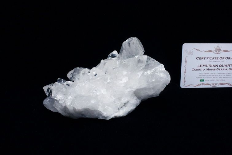 レムリアンシード 水晶 クラスター ミナスジェライス州コリント産  ※証明書付き[T143-2491] 1枚目
