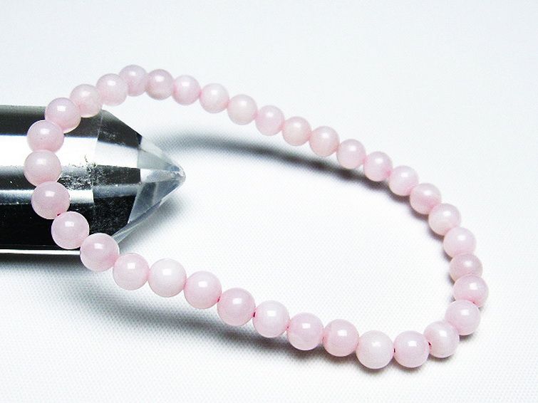 ピンクカルサイト ブレスレット 5mm [t144-8288] 1枚目