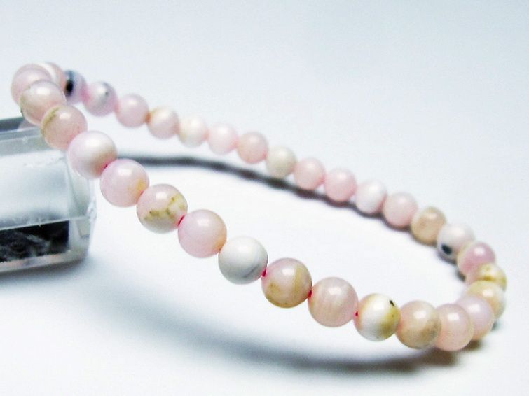ピンクカルサイト ブレスレット 5mm [T144-8413] 1枚目