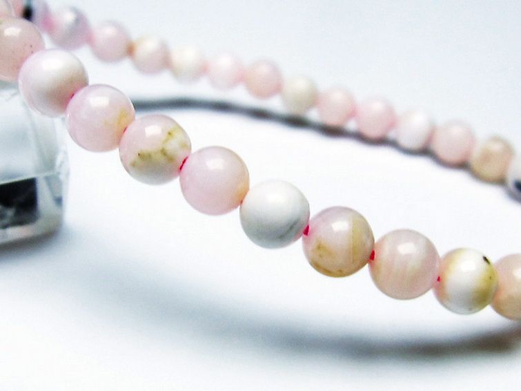 ピンクカルサイト ブレスレット 5mm [T144-8413] 3枚目