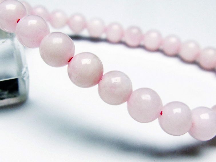 ピンクカルサイト ブレスレット 6mm [T144-8421] 3枚目