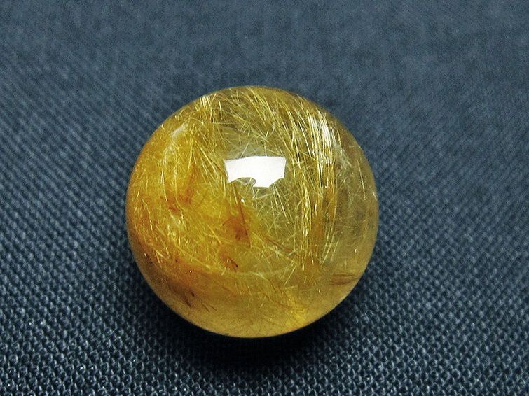 ゴールドタイチンルチル入り 水晶 丸玉 16mm [t145-2290] 3枚目