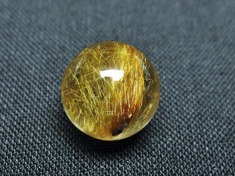 ゴールドタイチンルチル入り 水晶 丸玉 11mm [t145-2341] 3枚目