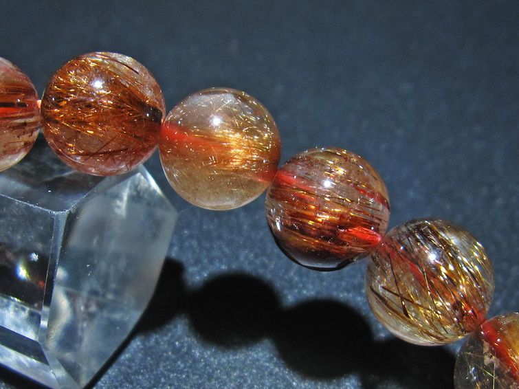 ファイナルグレード金針ルチル水晶 ブレスレット 9mm [t15-10235] 3枚目