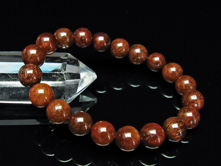 金針ルチル水晶 ブレスレット 10mm [t15-10301] 3枚目