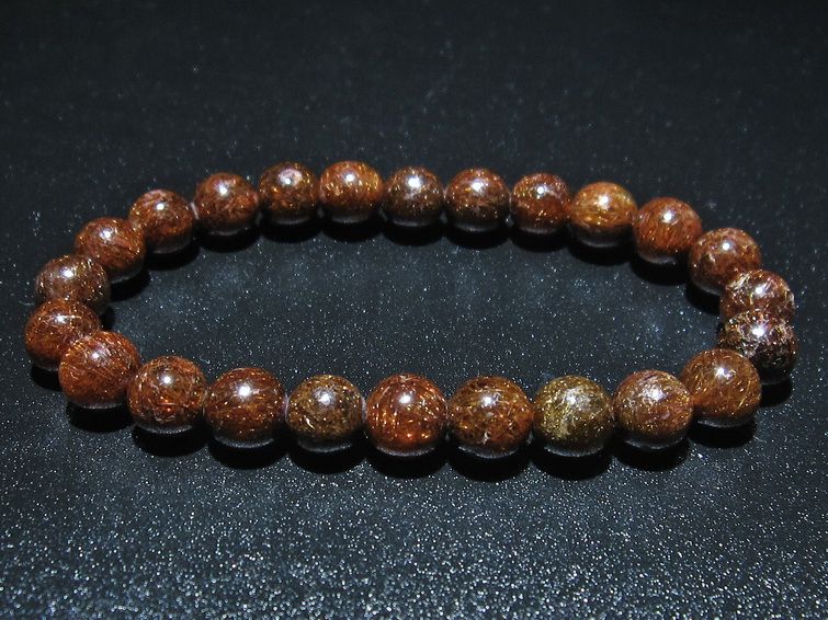 金針ルチル水晶 ブレスレット 9mm [T15-10304] 1枚目