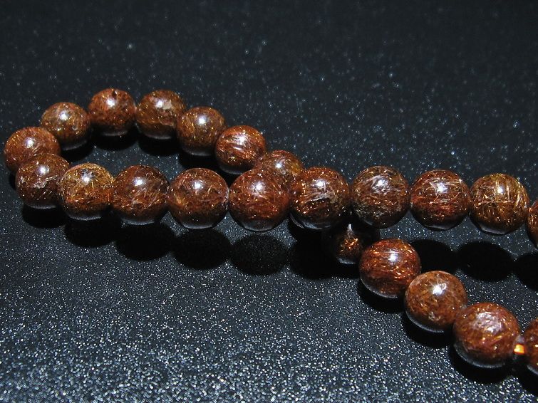 金針ルチル水晶 ブレスレット 8mm [t15-10305] 2枚目