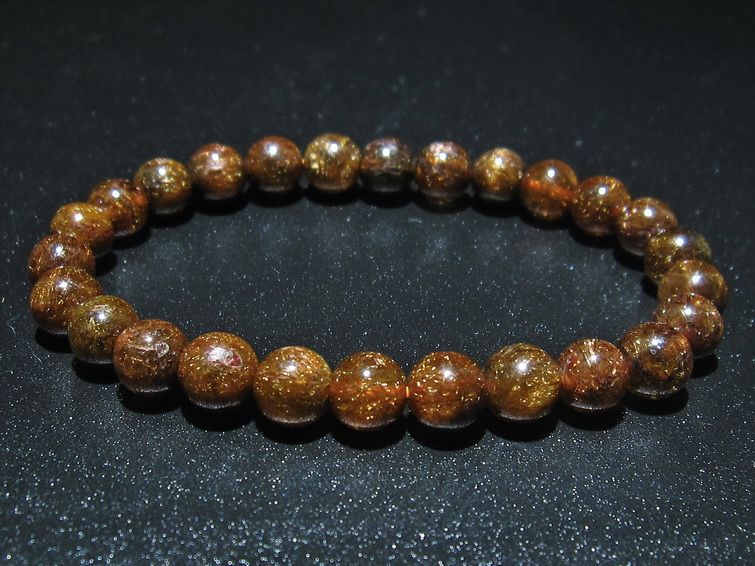 金針ルチル水晶 ブレスレット 8mm [t15-10338] 1枚目