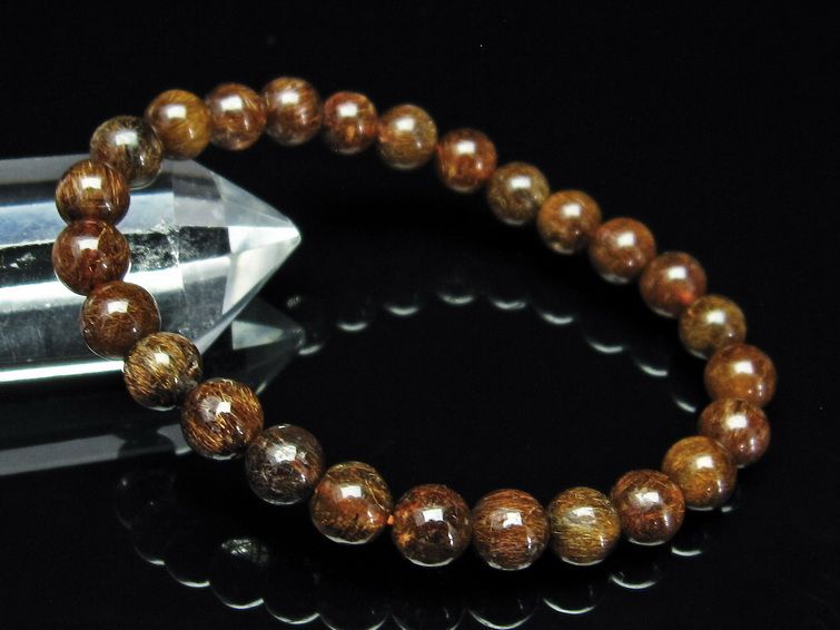 金針ルチル水晶 ブレスレット 8mm [t15-10338] 3枚目
