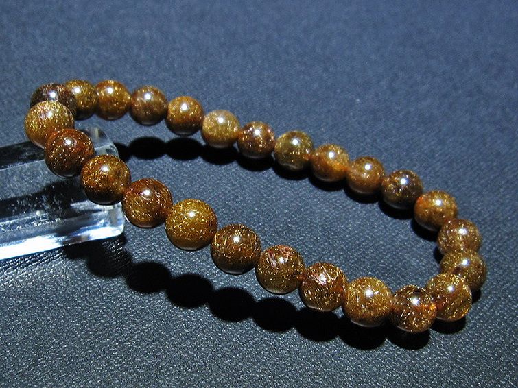 金針ルチル水晶 ブレスレット 8mm [t15-10538] 1枚目