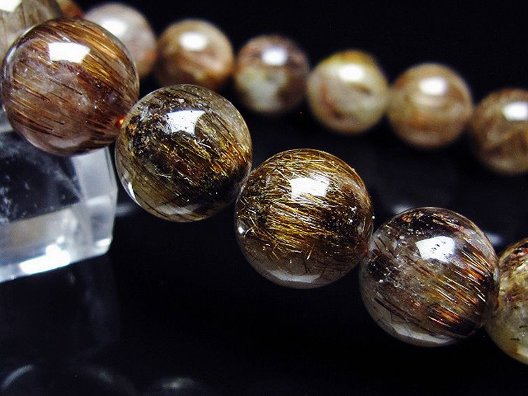 ファイナルグレード金針ルチル水晶 ブレスレット 12mm [T15-11025] 3枚目