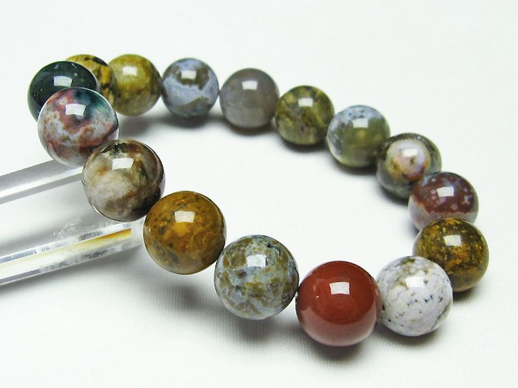 オーシャンジャスパー ブレスレット 13mm [t153-2163] 1枚目