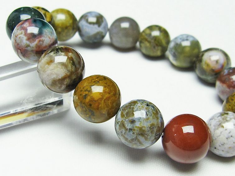 オーシャンジャスパー ブレスレット 13mm [t153-2163] 3枚目