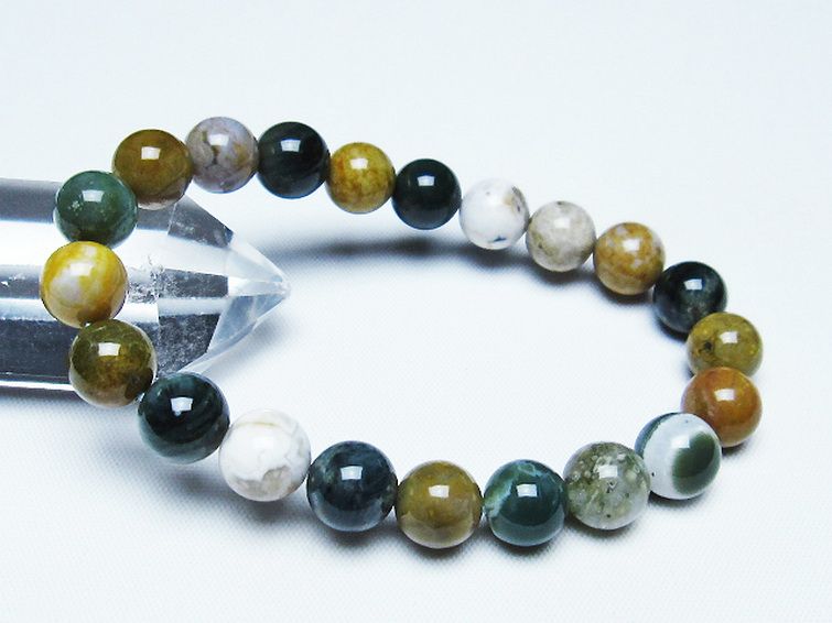 オーシャンジャスパー ブレスレット 9mm [t153-2984] 1枚目