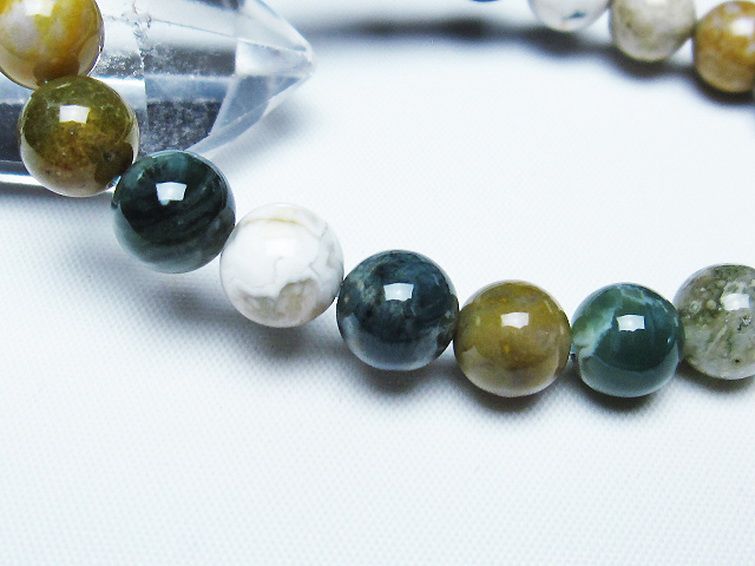 オーシャンジャスパー ブレスレット 9mm [t153-2984] 3枚目