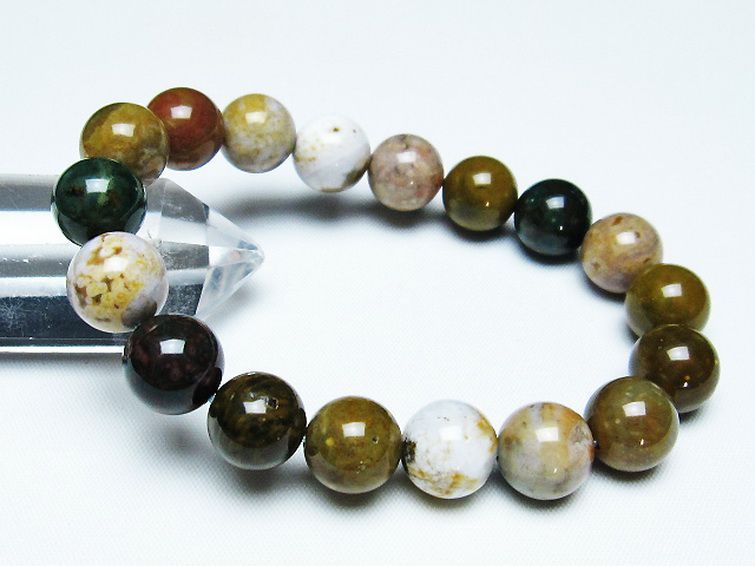 オーシャンジャスパー ブレスレット 12mm [t153-3142] 1枚目