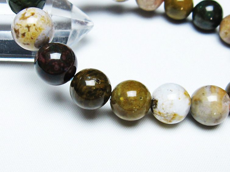 オーシャンジャスパー ブレスレット 12mm [t153-3142] 3枚目