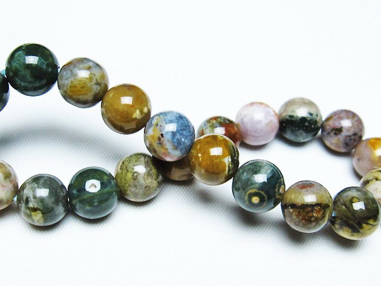 オーシャンジャスパー ブレスレット 9mm [t153-3180] 2枚目