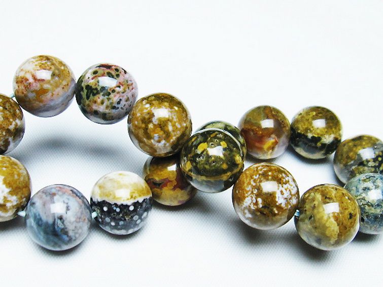 オーシャンジャスパー ブレスレット 13mm [t153-3214] 2枚目