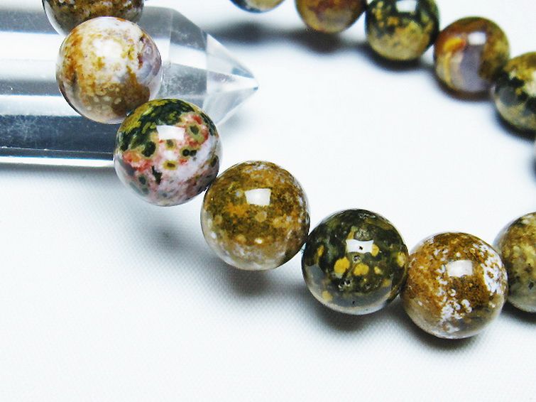 オーシャンジャスパー ブレスレット 13mm [t153-3214] 3枚目