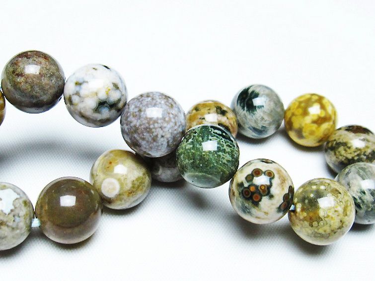 オーシャンジャスパー ブレスレット 12mm [t153-3221] 2枚目