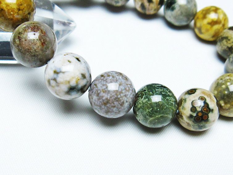 オーシャンジャスパー ブレスレット 12mm [t153-3221] 3枚目