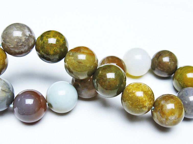 オーシャンジャスパー ブレスレット 13mm [t153-3344] 2枚目