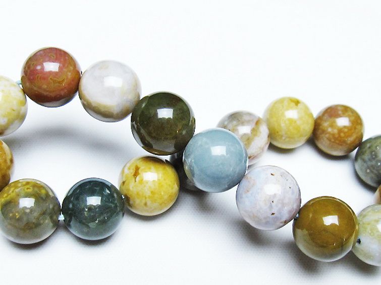 オーシャンジャスパー ブレスレット 12mm [t153-3349] 2枚目