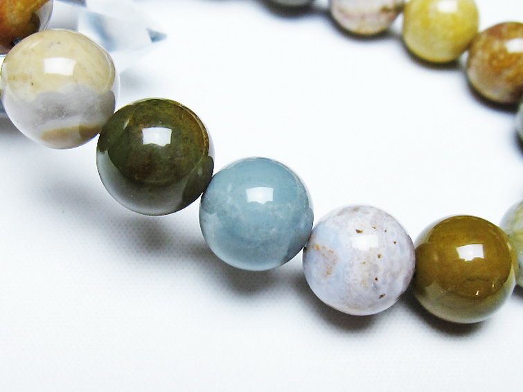 オーシャンジャスパー ブレスレット 12mm [t153-3349] 3枚目