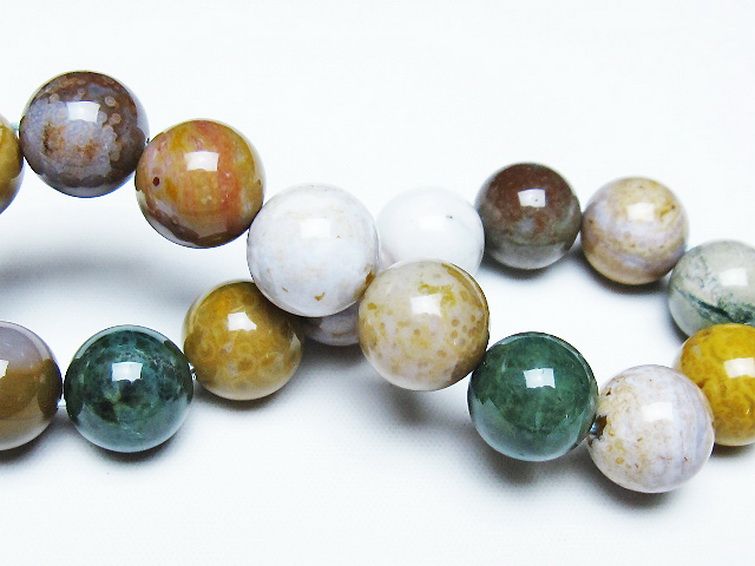 オーシャンジャスパー ブレスレット 12mm [T153-3354] 2枚目