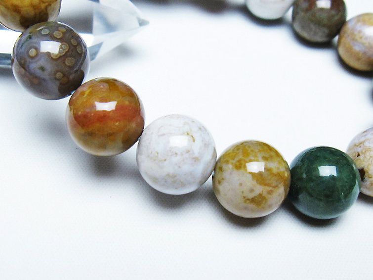 オーシャンジャスパー ブレスレット 12mm [T153-3354] 3枚目