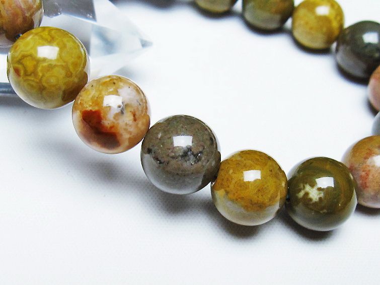 オーシャンジャスパー ブレスレット 12mm [t153-3356] 3枚目