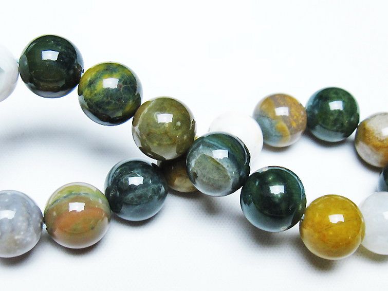 オーシャンジャスパー ブレスレット 12mm [t153-3359] 2枚目