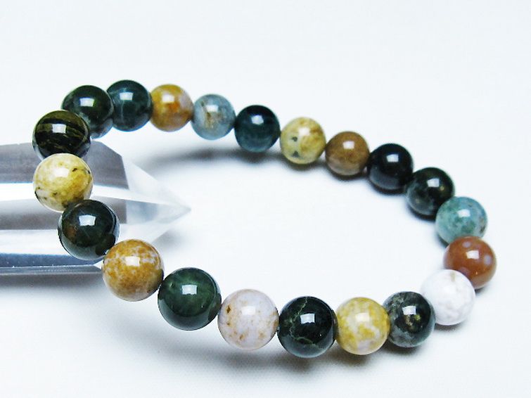 オーシャンジャスパー ブレスレット 9mm [T153-3377] 1枚目