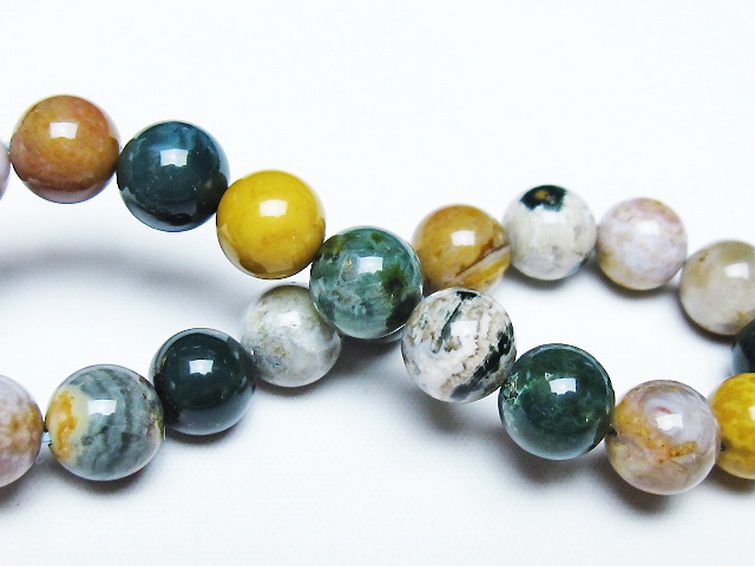 オーシャンジャスパー ブレスレット 9mm [t153-3382] 2枚目