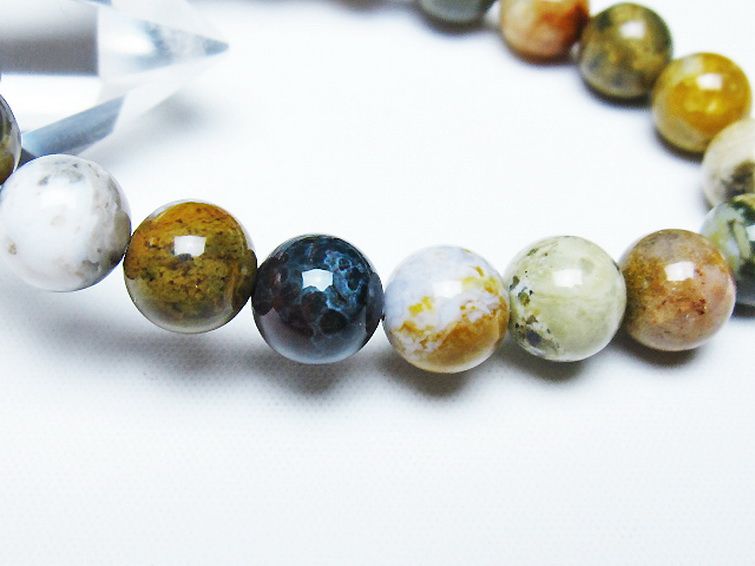 オーシャンジャスパー ブレスレット 9mm [T153-3383] 3枚目