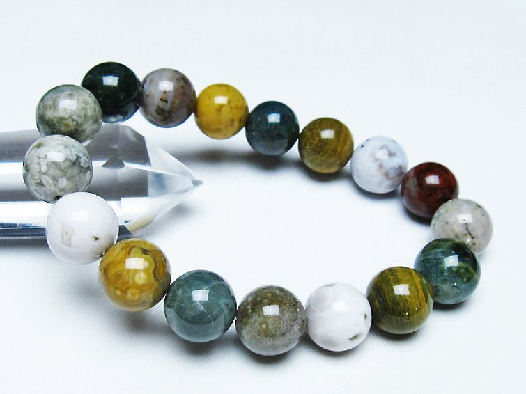 オーシャンジャスパー ブレスレット 13mm [T153-3401] 1枚目