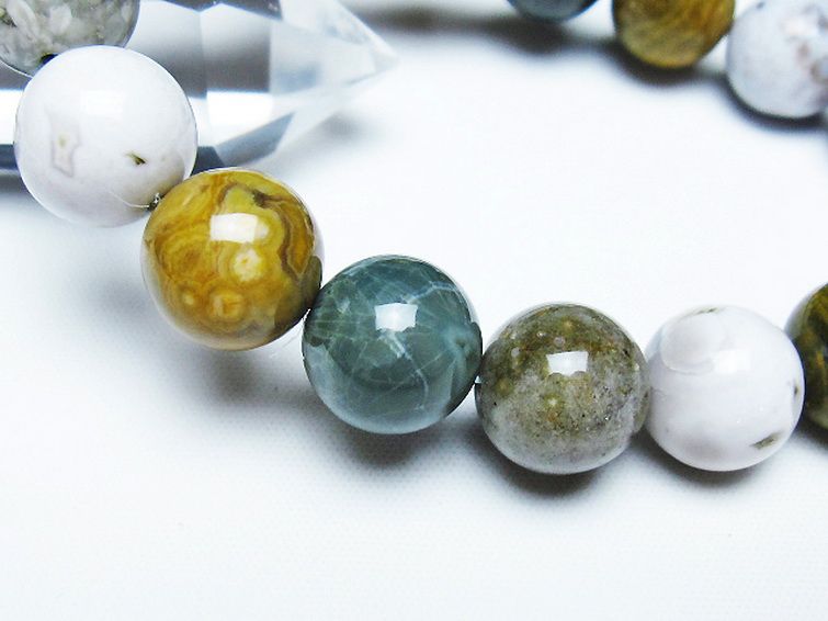 オーシャンジャスパー ブレスレット 13mm [T153-3401] 3枚目