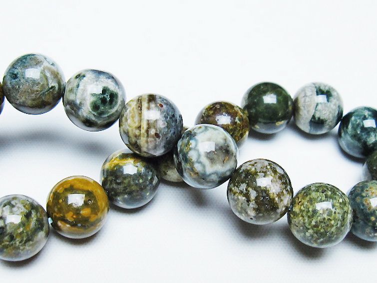 オーシャンジャスパー ブレスレット 11mm [T153-3409] 2枚目