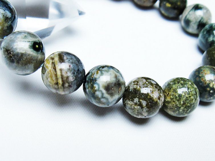 オーシャンジャスパー ブレスレット 11mm [T153-3409] 3枚目